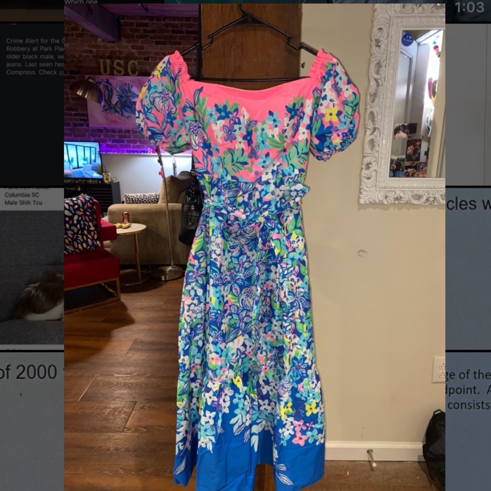 Lilly Pulitzer midi dress